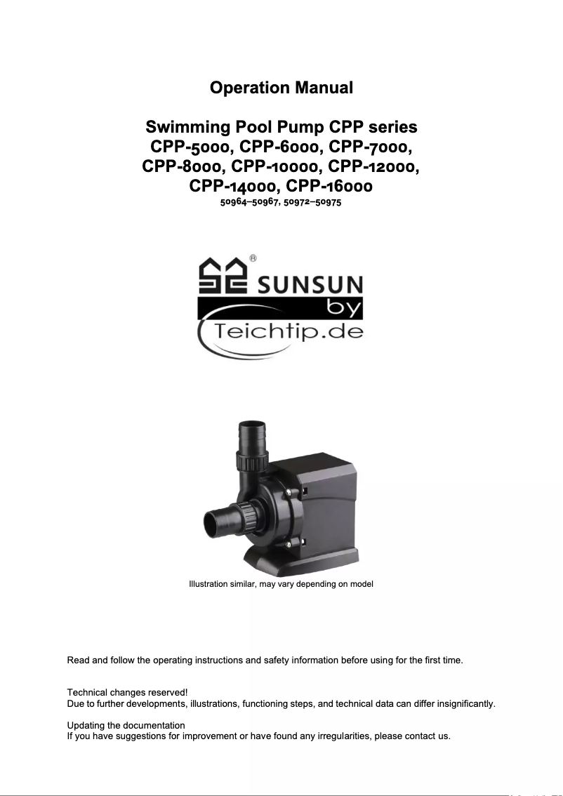 First page image of the manual for 50967