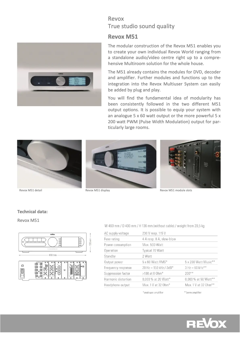 First page image of the manual for M51 MK2
