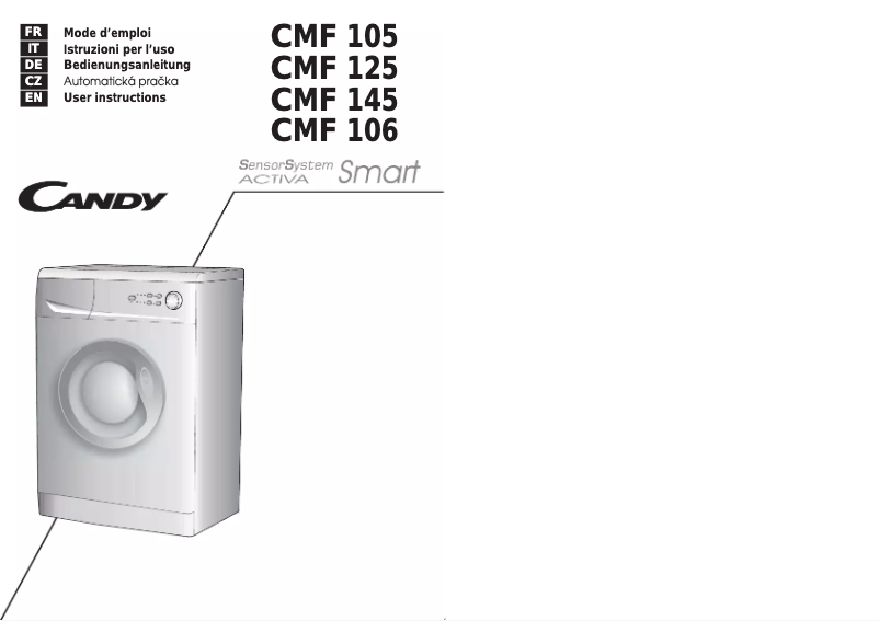 Page 1 of the manual User Manual Candy CM F125-84S
