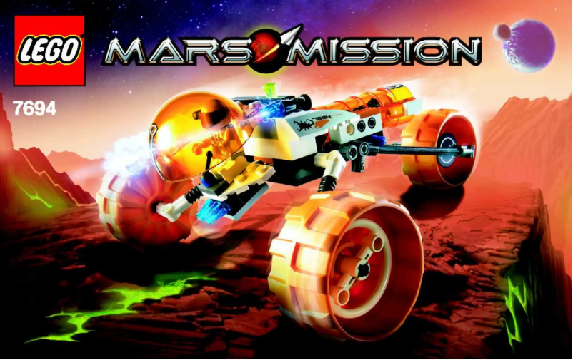 Page 1 of the manual User Manual Lego Mars Mission 7694