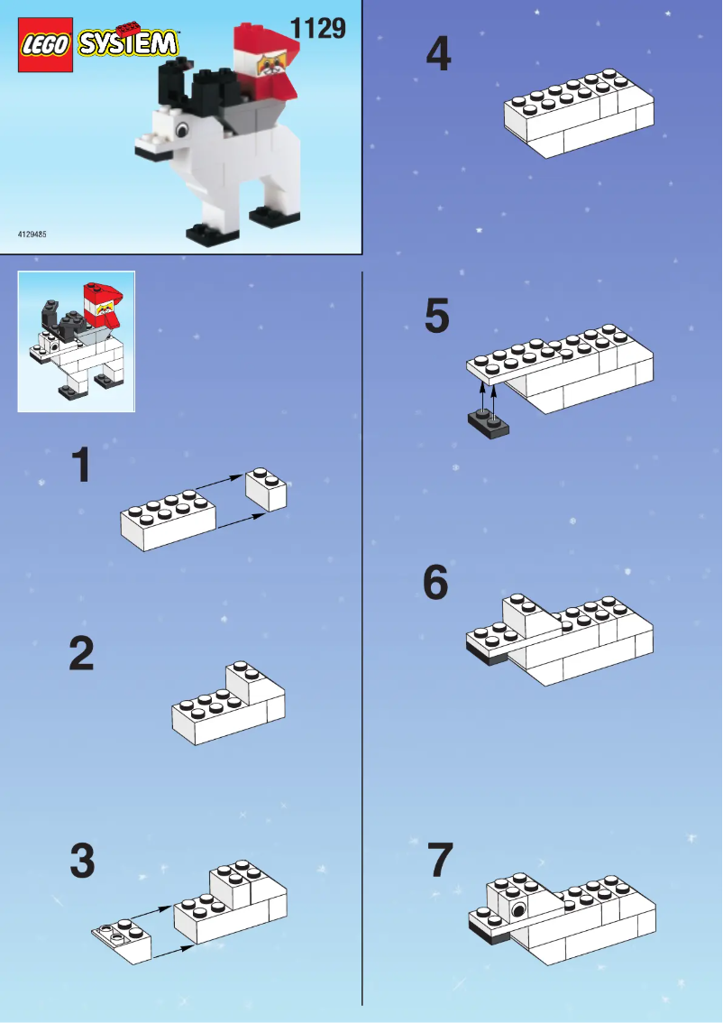 Page 1 of the manual User Manual Lego REINDEER WITH ELF