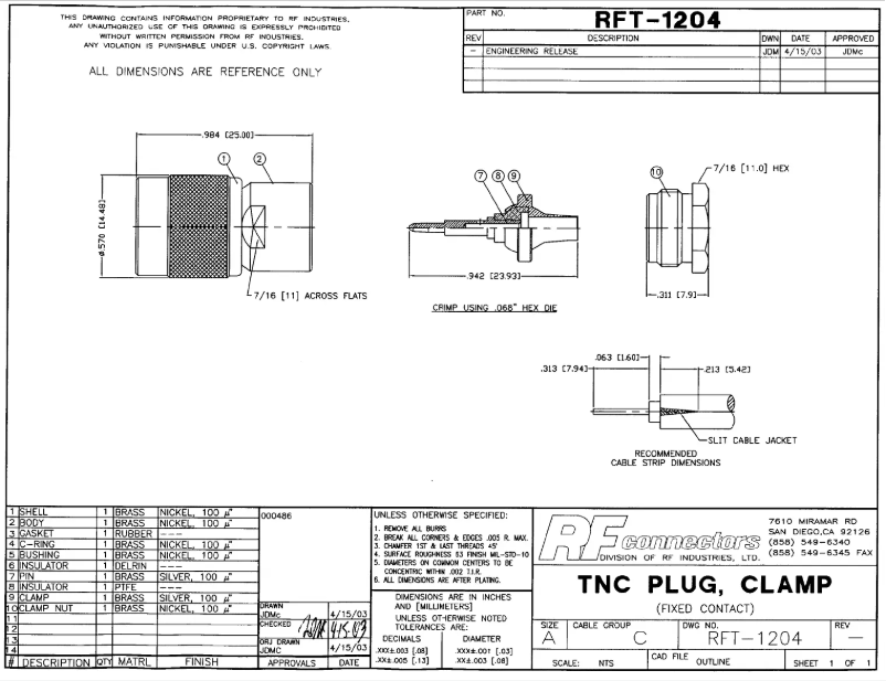 Image de la première page du manuel de l'appareil RFT-1204