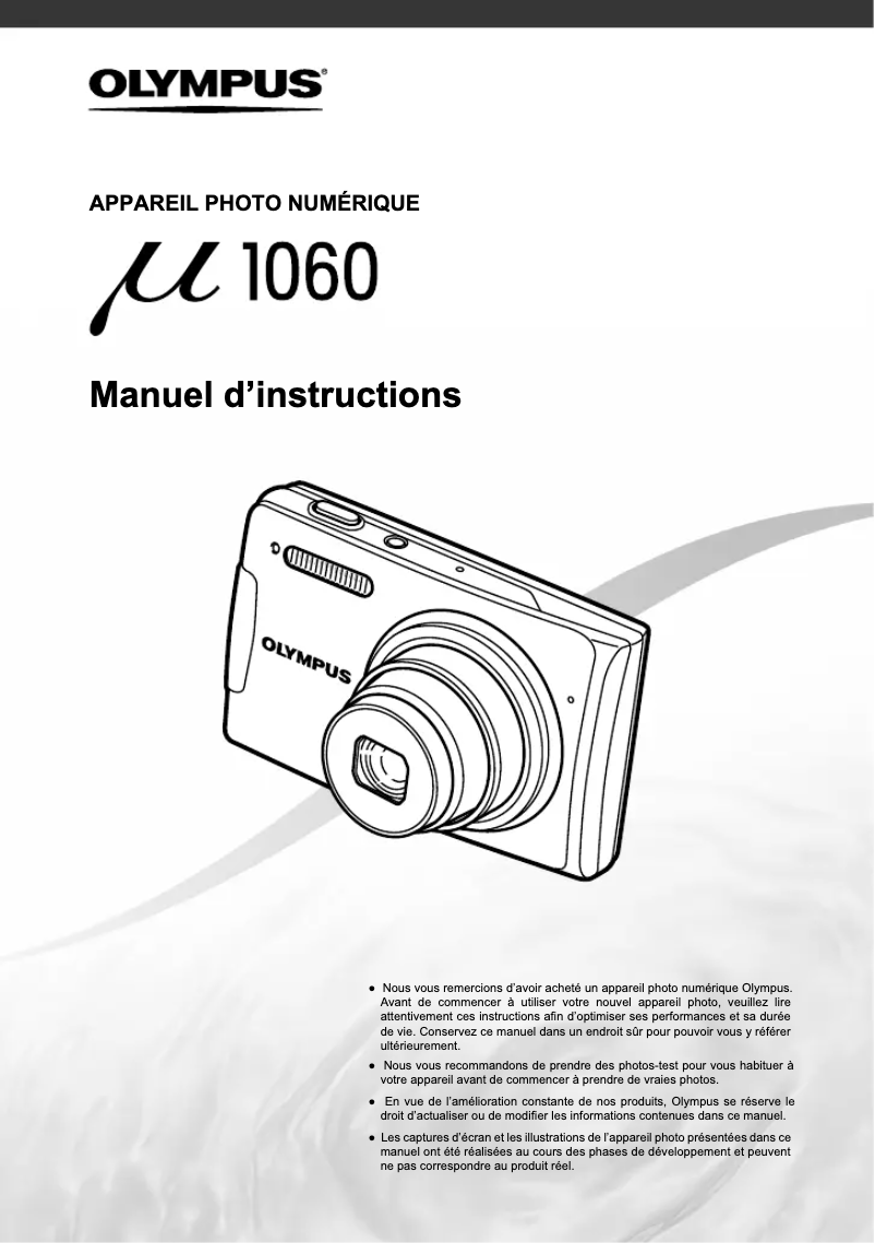 First page image of the manual for Stylus 1060