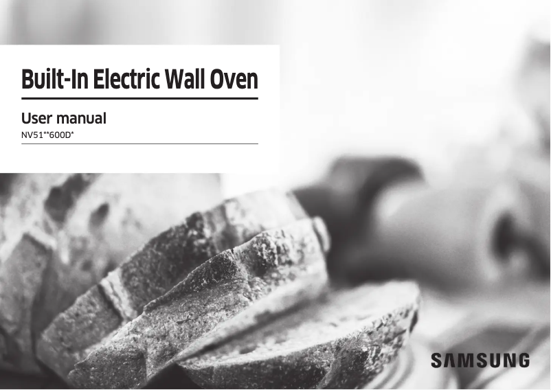 First page image of the manual for NV51CG600DMT