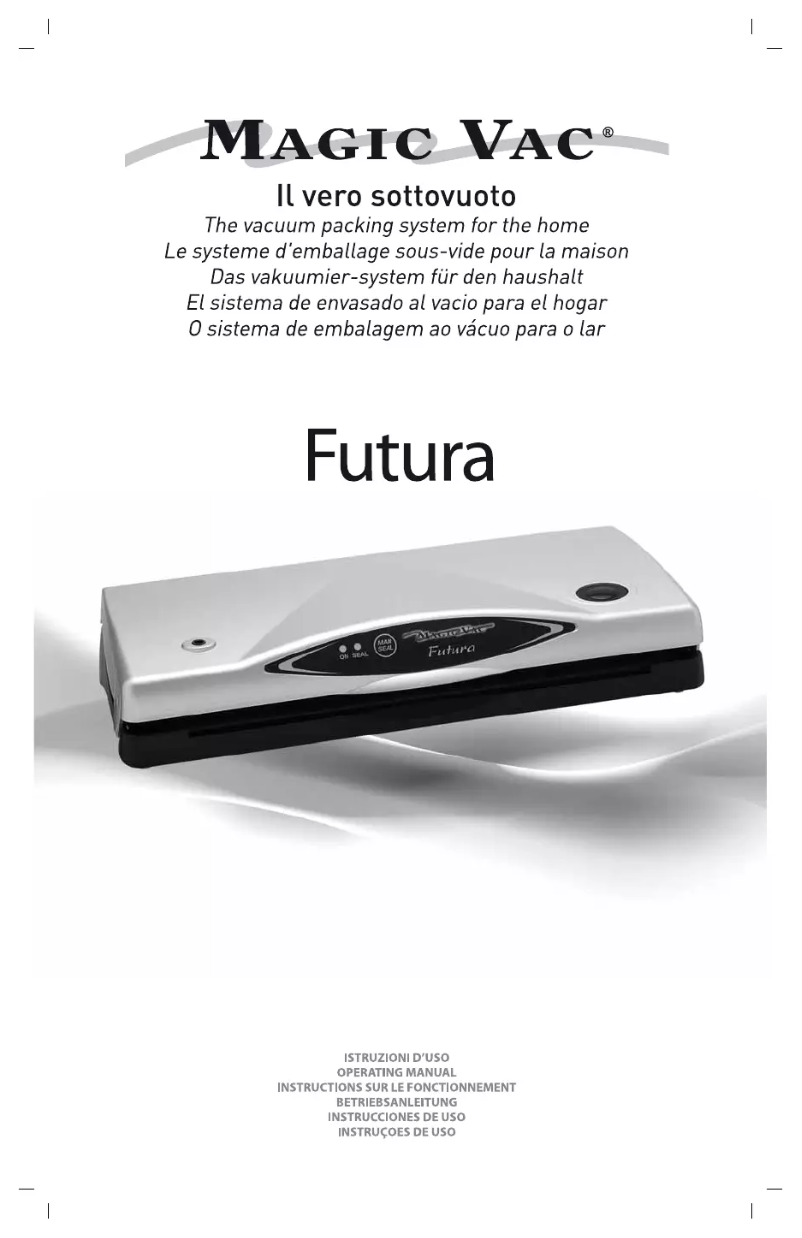 Page 1 of the manual User Manual Magic Vac Futura