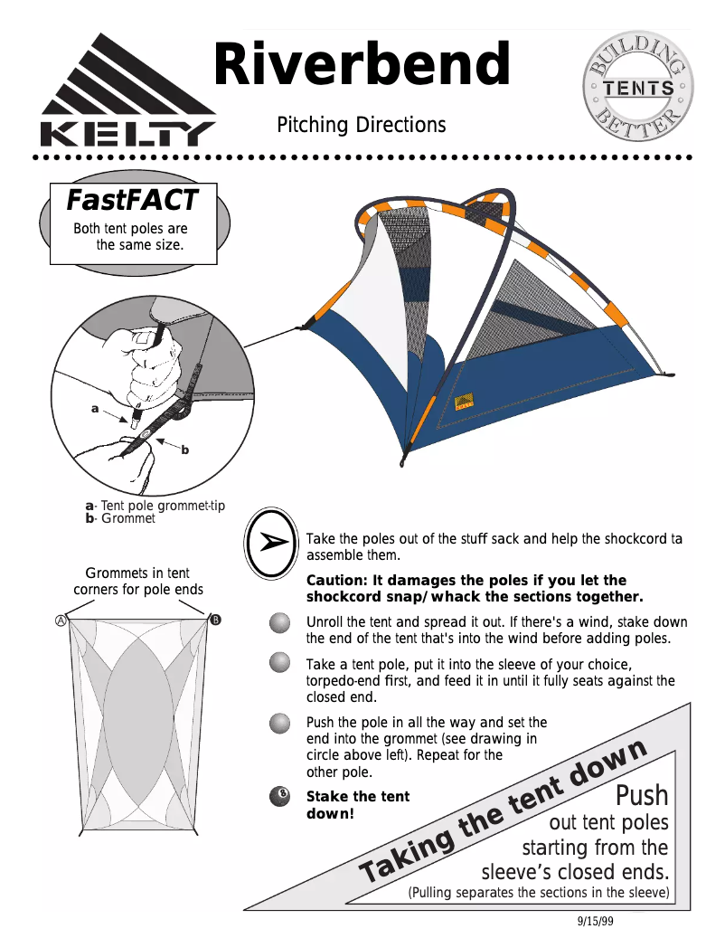 First page image of the manual for Riverbend 2