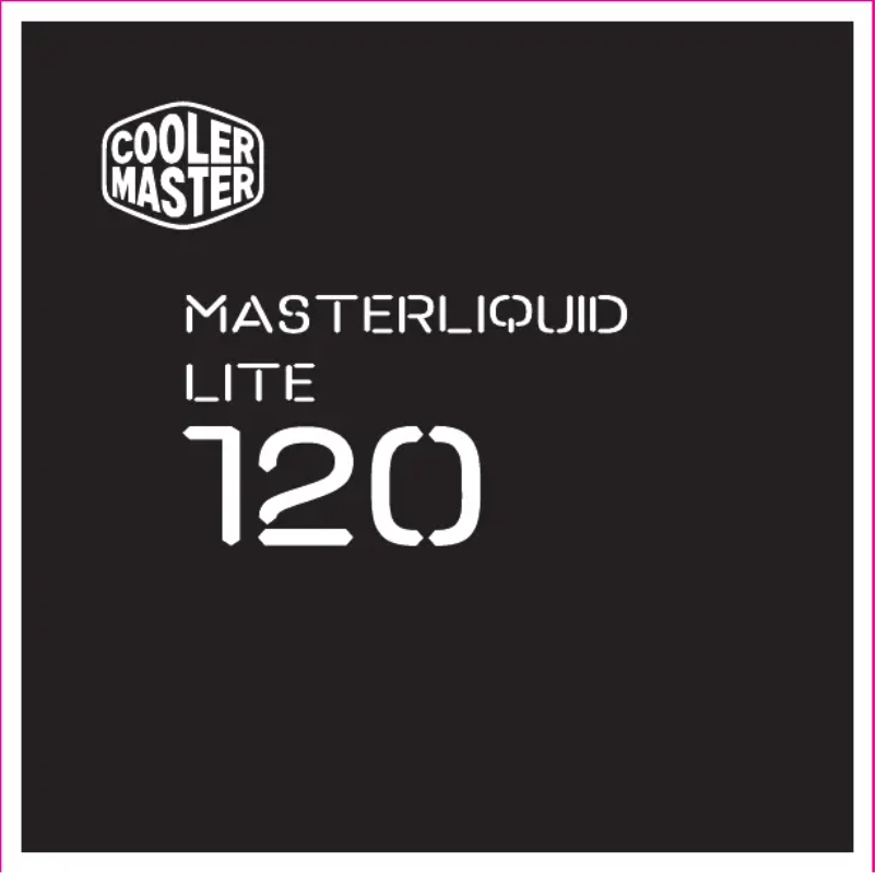 First page image of the manual for MasterLiquid Lite 120
