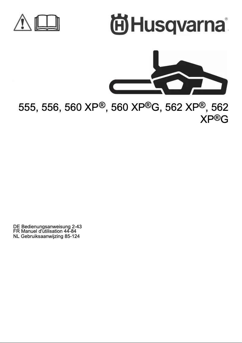First page image of the manual for 560 XP G