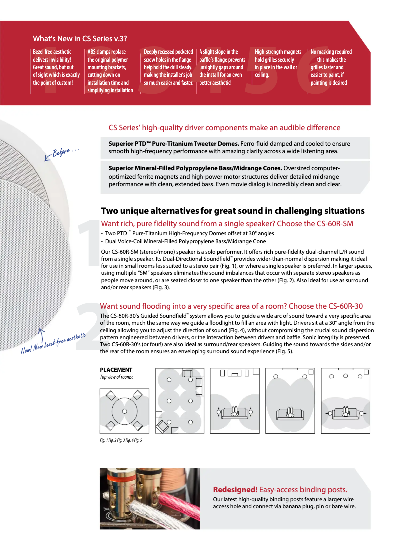 First page image of the manual for CS-60R v3