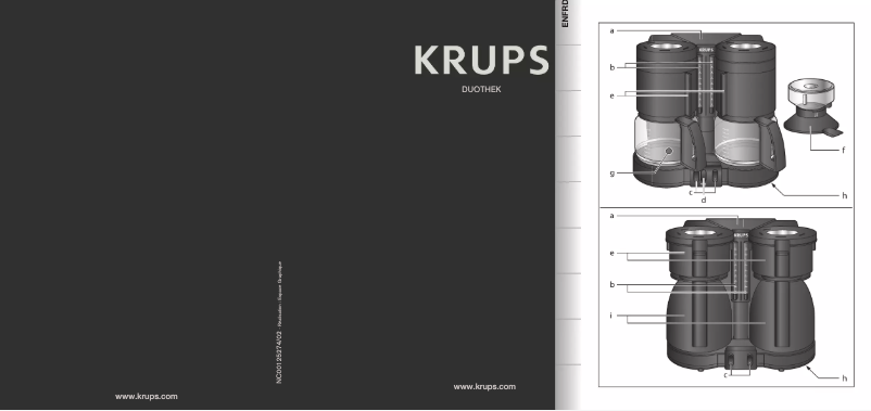 First page image of the manual for Duothek Plus KM850111