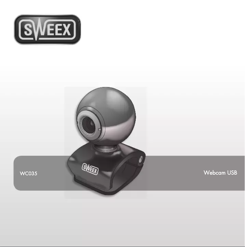 Page 1 of the manual User Manual Sweex WC035