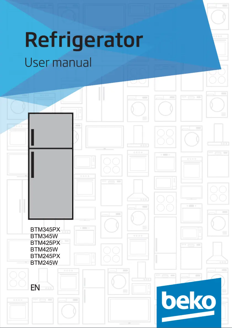 Page 1 of the manual User Manual Beko BTM425PX