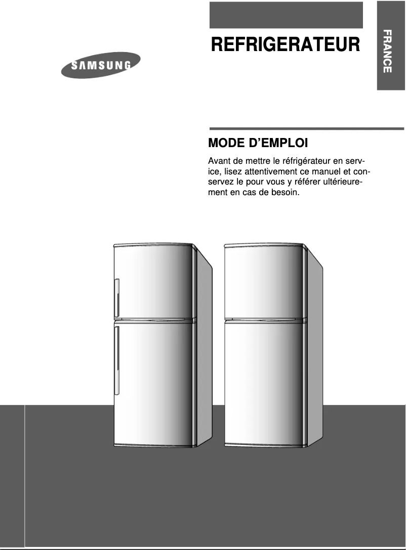 First page image of the manual for RT331MASS