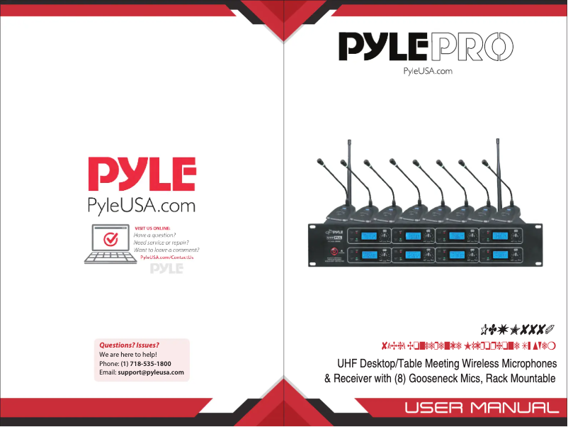 Page 1 of the manual User Manual Pyle PDWM8880