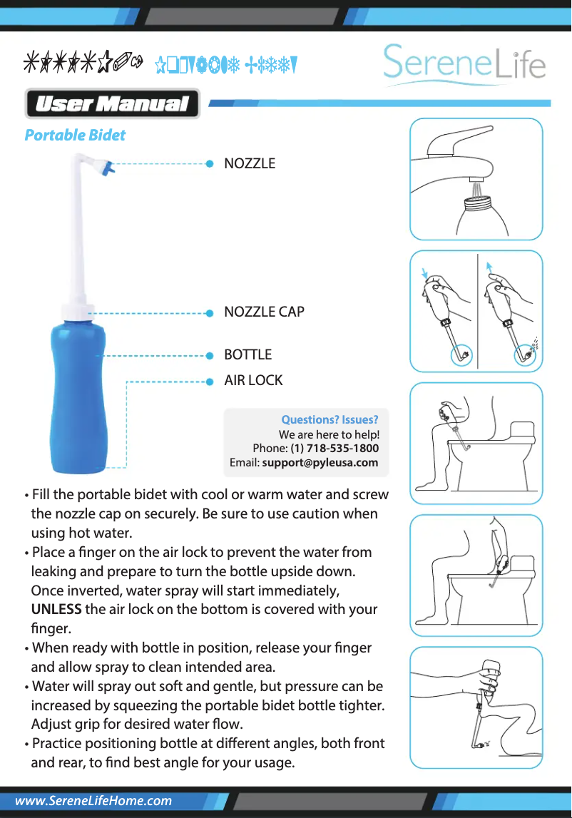 Image de la première page du manuel de l'appareil SLTLSP01