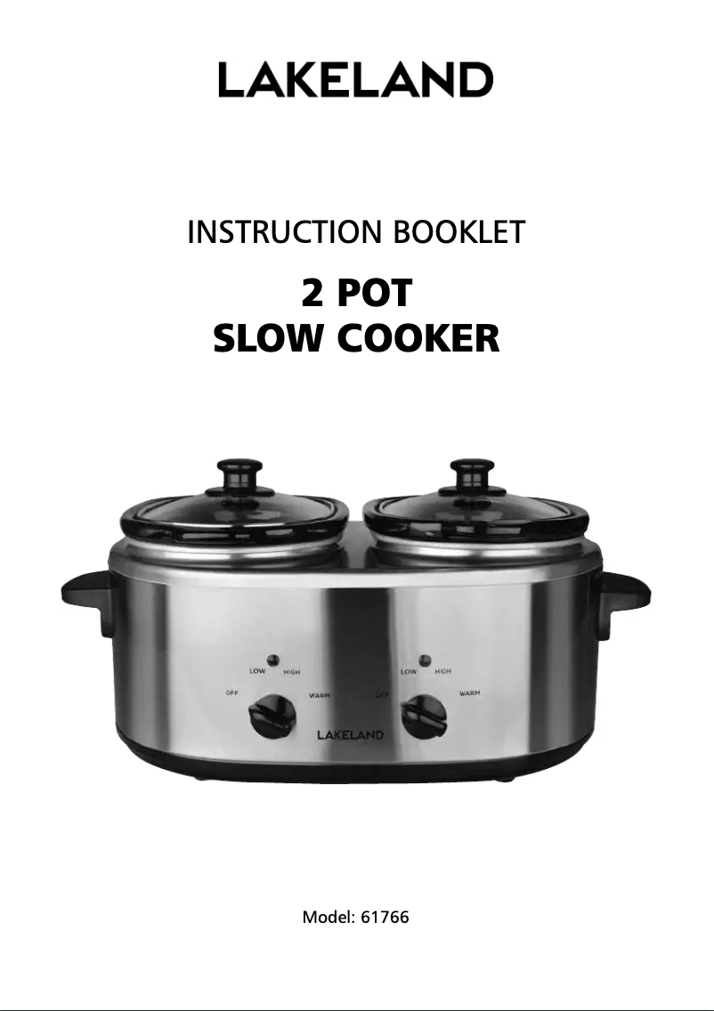 Image de la première page du manuel de l'appareil 61766