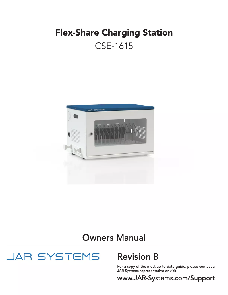 Page 1 of the manual User Manual JAR Systems Flex-Share CSE-1615
