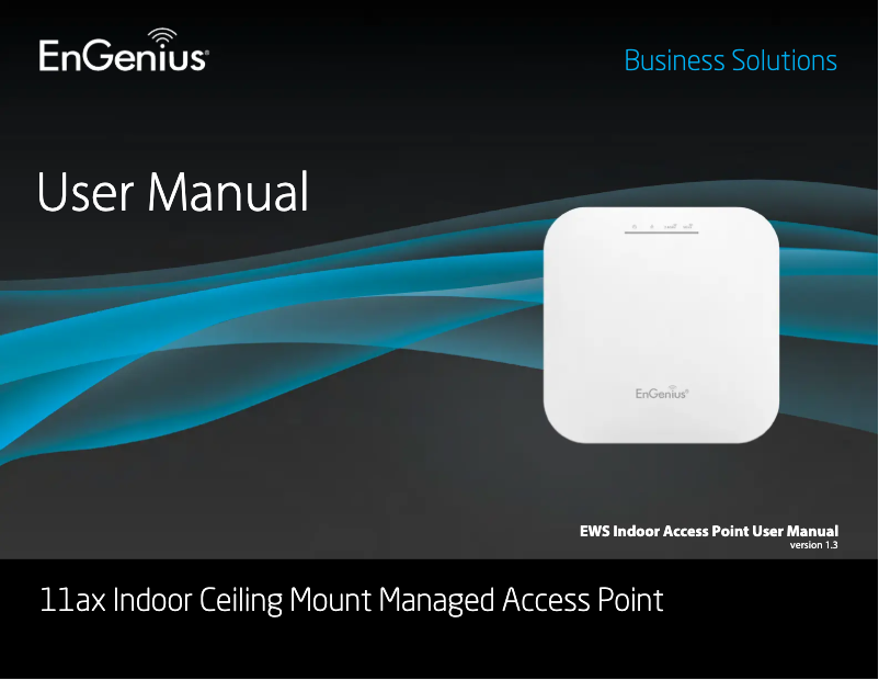 Page 1 of the manual User Manual EnGenius EWS357AP