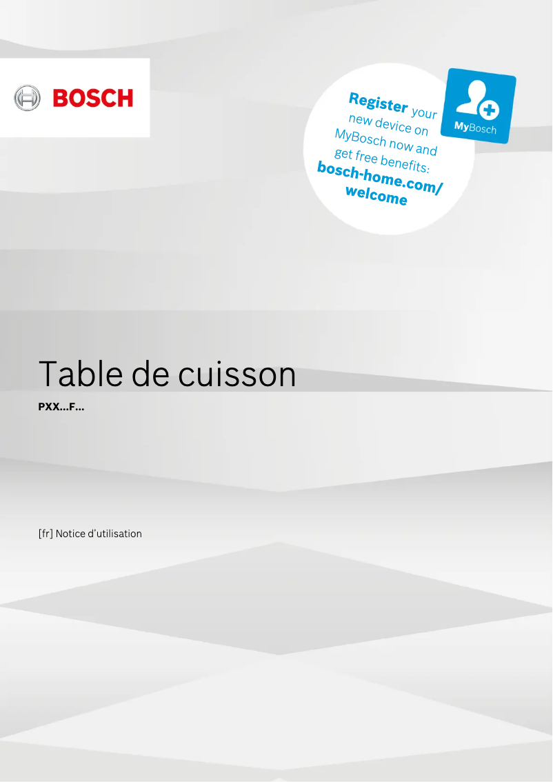 Page 1 of the manual Technical Sheet Bosch PXX375FB1E