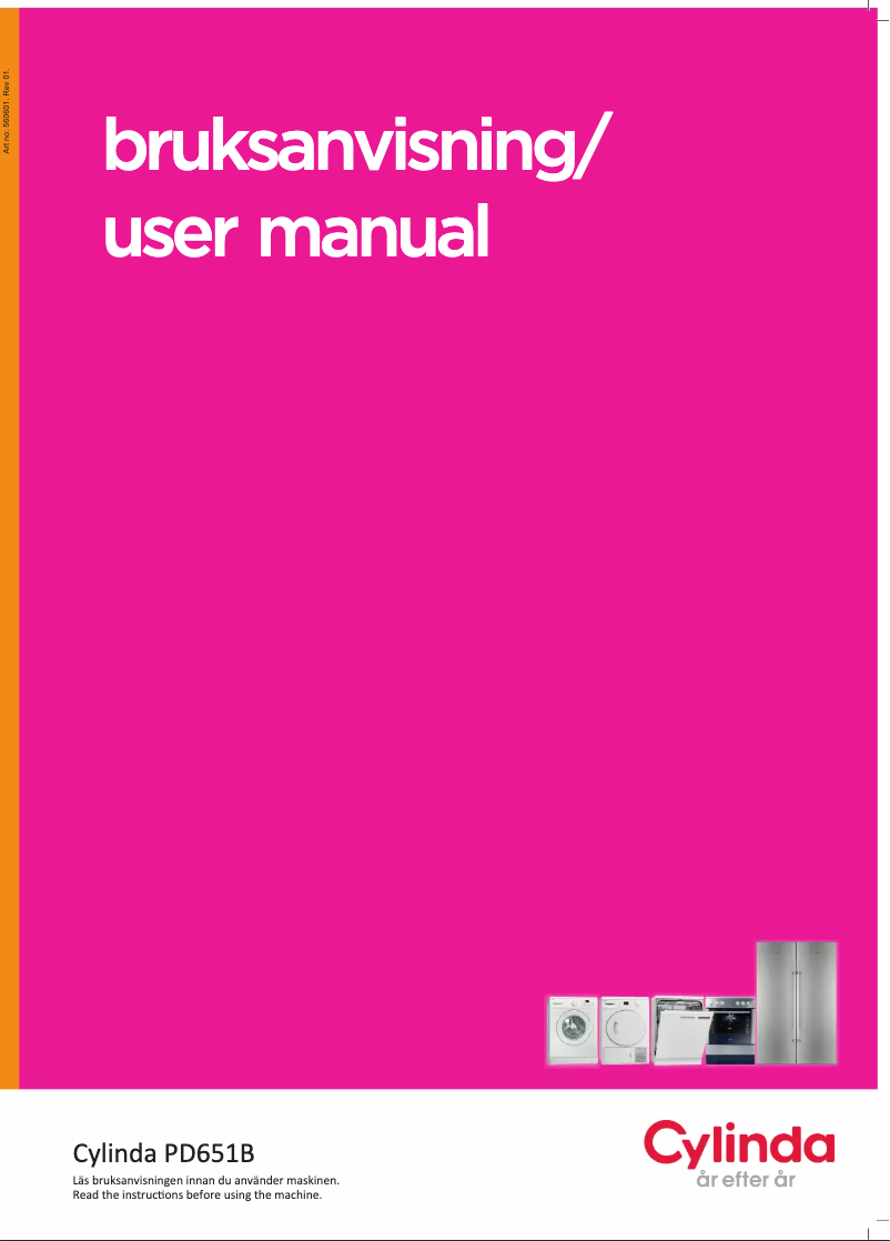 First page image of the manual for PD 651B RF
