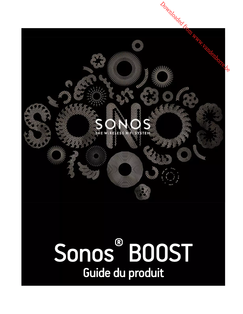 First page image of the manual for Boost