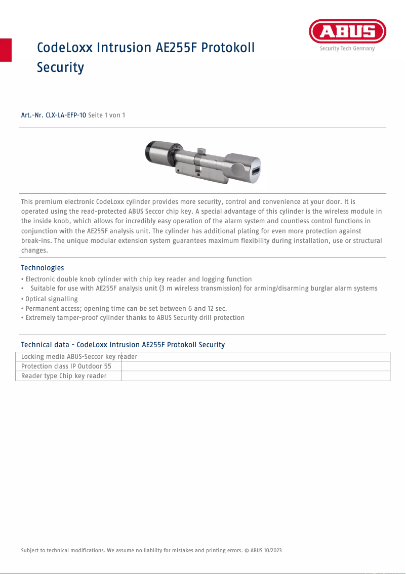 Image de la première page du manuel de l'appareil CLX-LA-EFP-10