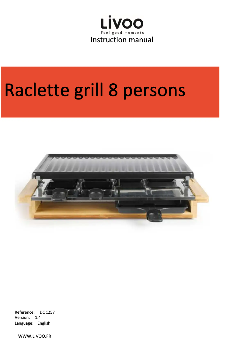 First page image of the manual for DOC257