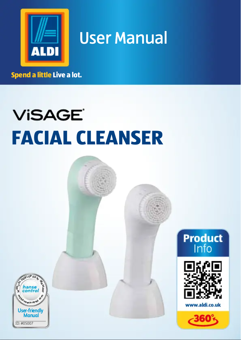 First page image of the manual for GT-FCv-02