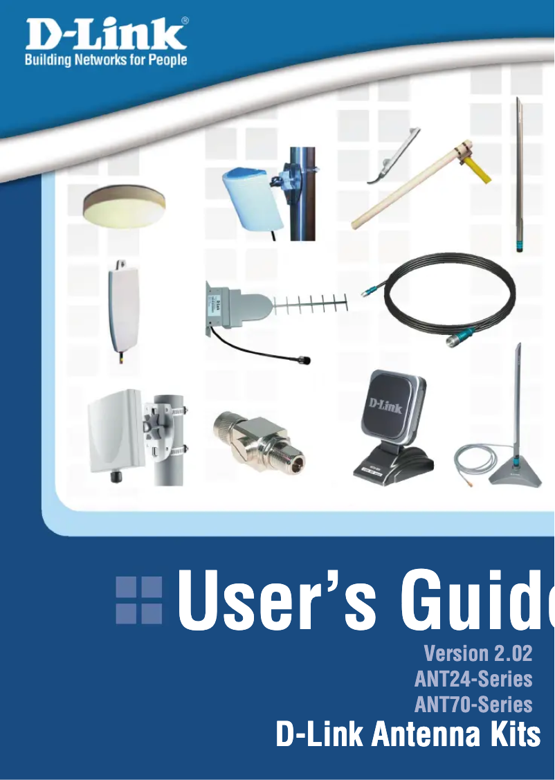 Page 1 of the manual User Manual D-Link ANT70-1000