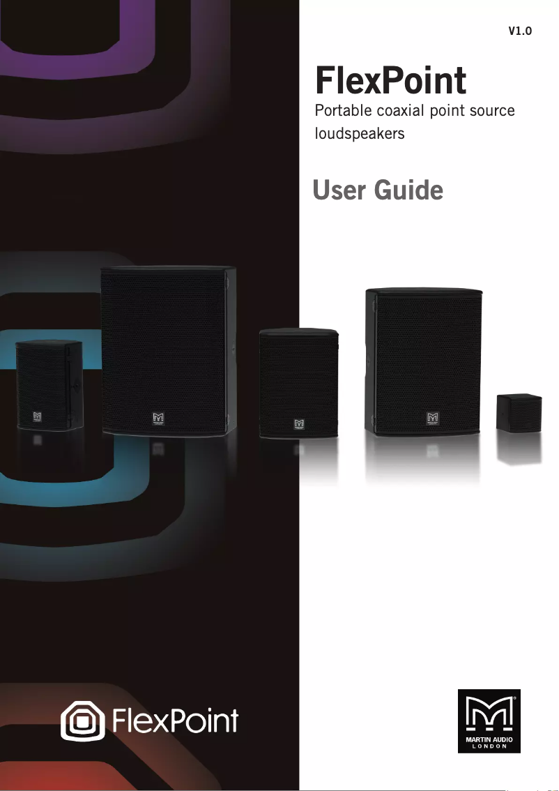 Page 1 of the manual User Manual Martin Audio FlexPoint FP6