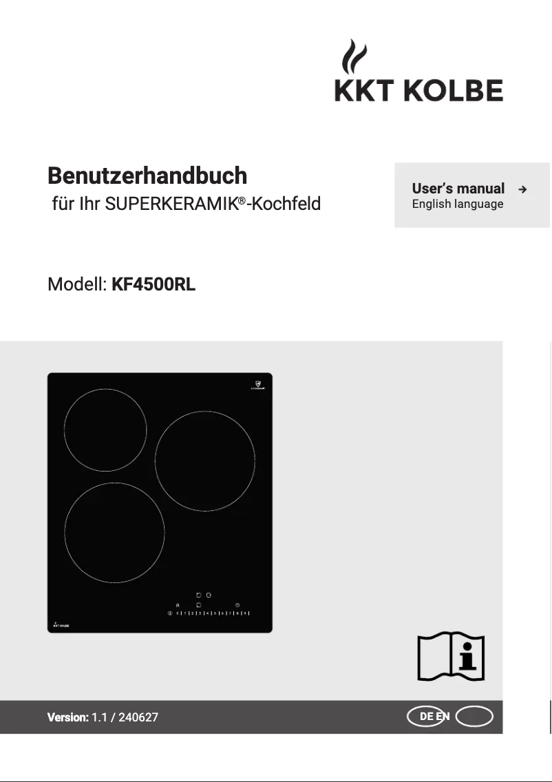 First page image of the manual for KF4500RL