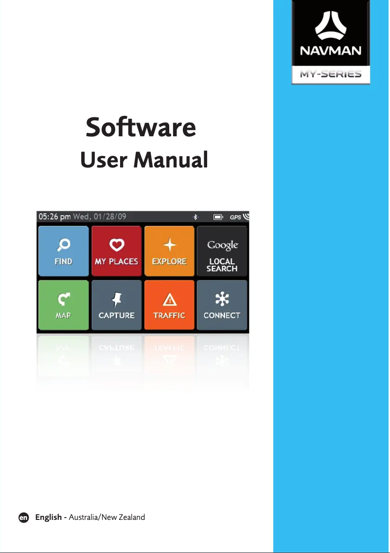 Page 1 of the manual User Manual Navman MY55T