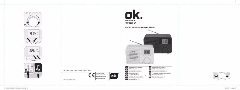Image de la première page du manuel de l'appareil OWR 230-W