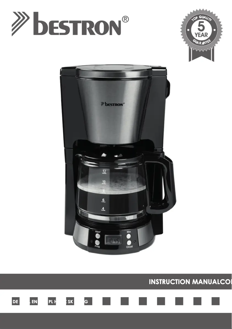 First page image of the manual for ACM800