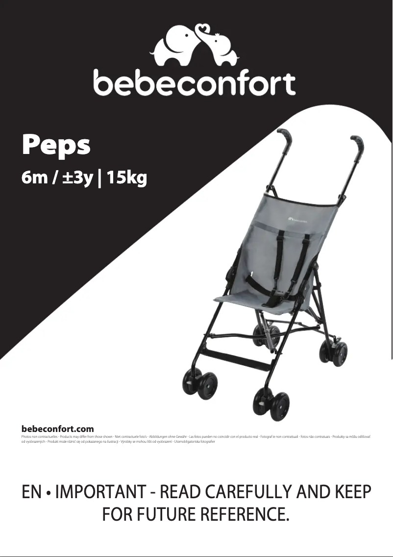 First page image of the manual for Peps