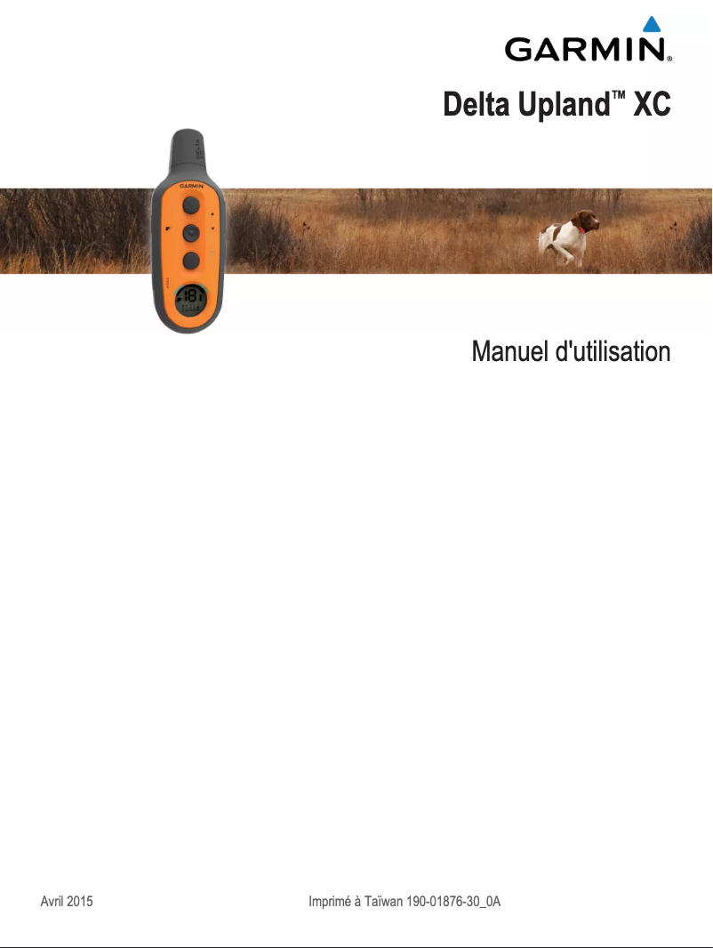 First page image of the manual for Delta Upland XC