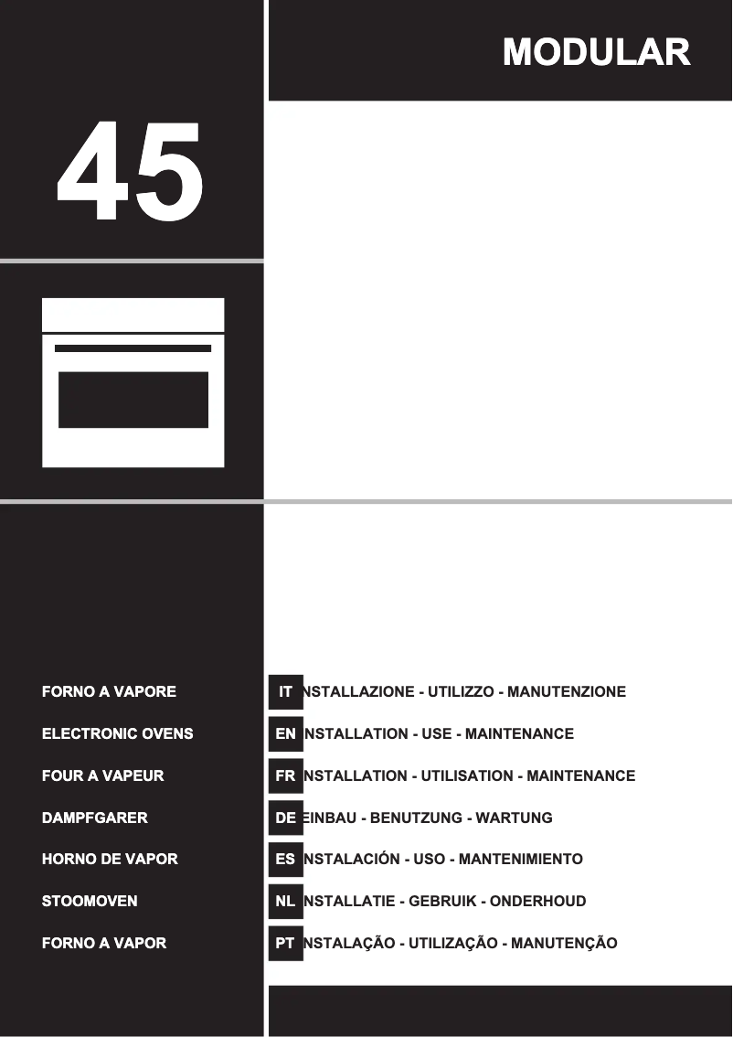 Page 1 of the manual User Manual Ilve ILCS45BV