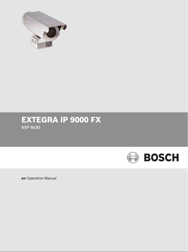 First page image of the manual for Extegra NXF-9130