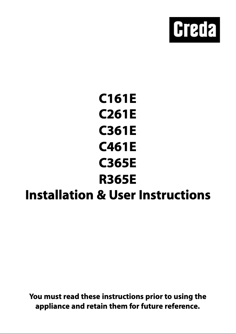 First page image of the manual for C261E