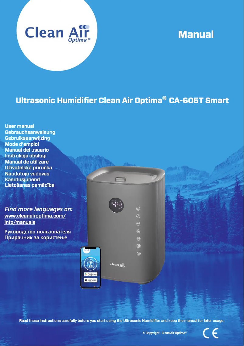 First page image of the manual for CA-605T Smart