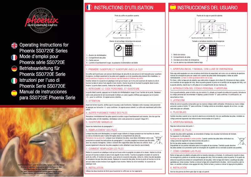 Page 1 of the manual User Manual Phoenix SS0721EP