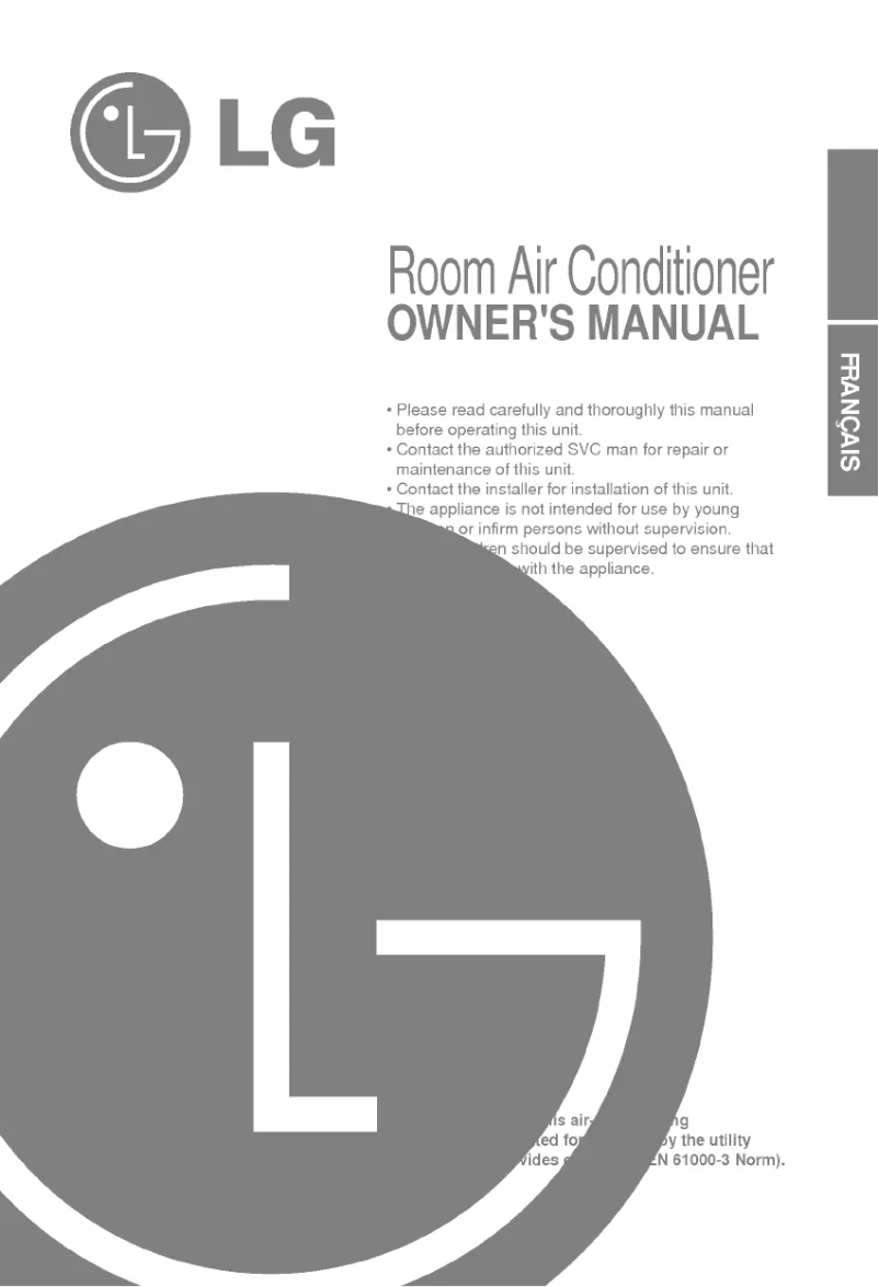 First page image of the manual for LSNH186VMC0