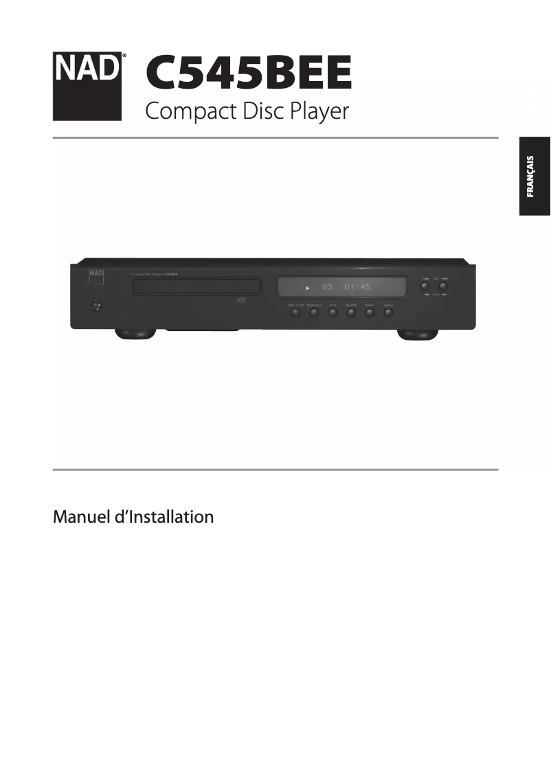 First page image of the manual for C545BEE