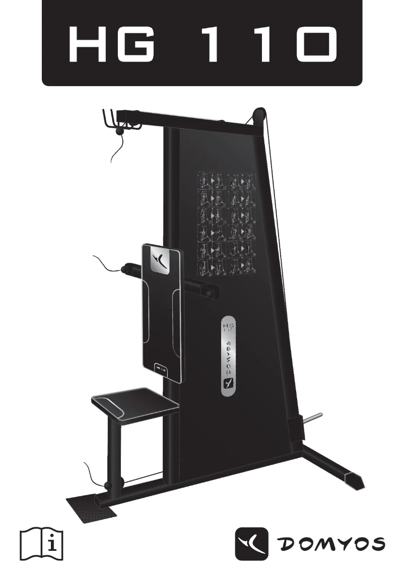 First page image of the manual for HG 110