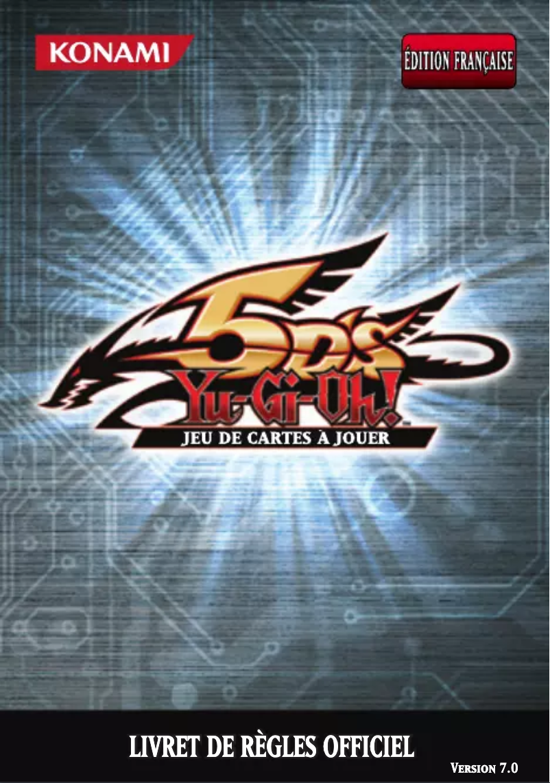 Image de la première page du manuel de l'appareil Yu-Gi-Oh
