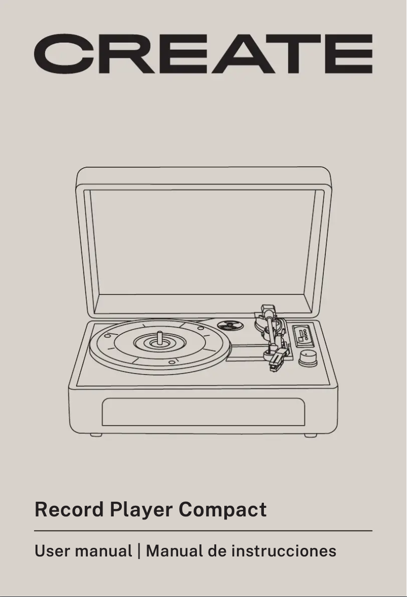 First page image of the manual for Record Player Compact