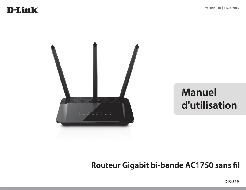 Page 1 of the manual User Manual D-Link DIR-859