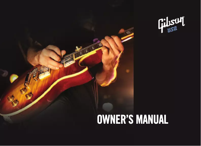 Page 1 of the manual User Manual Gibson Les Paul Birdseye