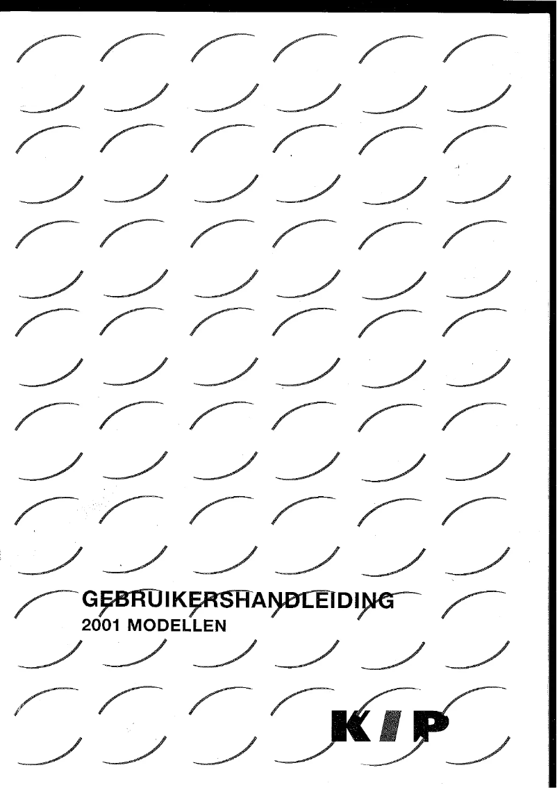 Page 1 of the manual User Manual Kip 2001