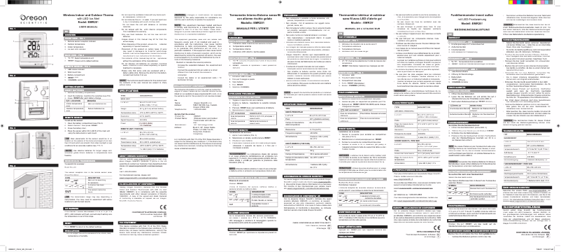 First page image of the manual for EMR 201